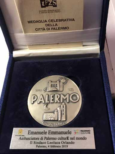 Il Prof. Emanuele nominato Ambasciatore di Palermo Culture nel Mondo