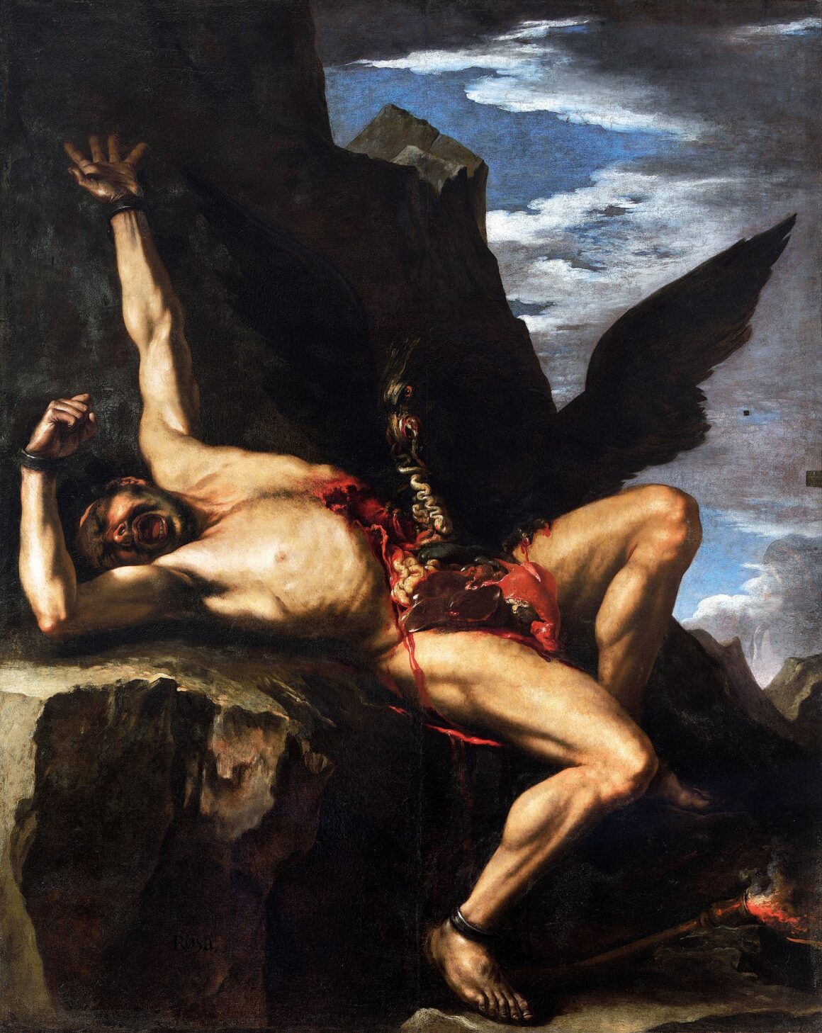 Abel Ferrara legge le poesie di Gabriele Tinti ispirate al dipinto Il supplizio di Prometeo di Salvator Rosa