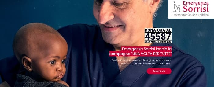 “Una volta per tutte”, la campagna di Emergenza Sorrisi