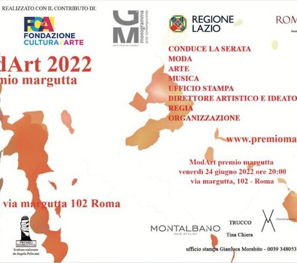 IL ?PREMIO MARGUTTA? ACCENDE IL CENTRO DI ROMA