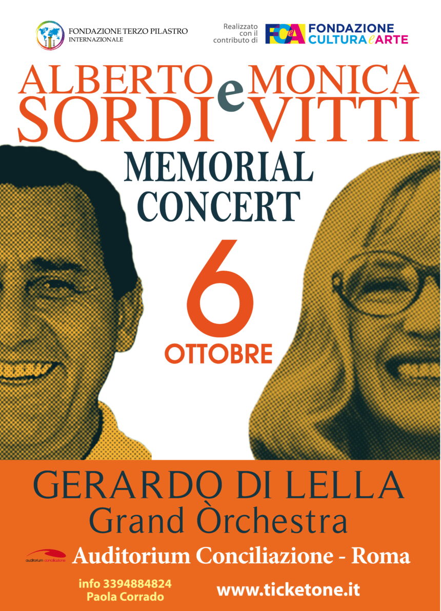 ALBERTO SORDI E MONICA VITTI RIVIVONO NEL CONCERTO DEL MAESTRO GERARDO DI LELLA