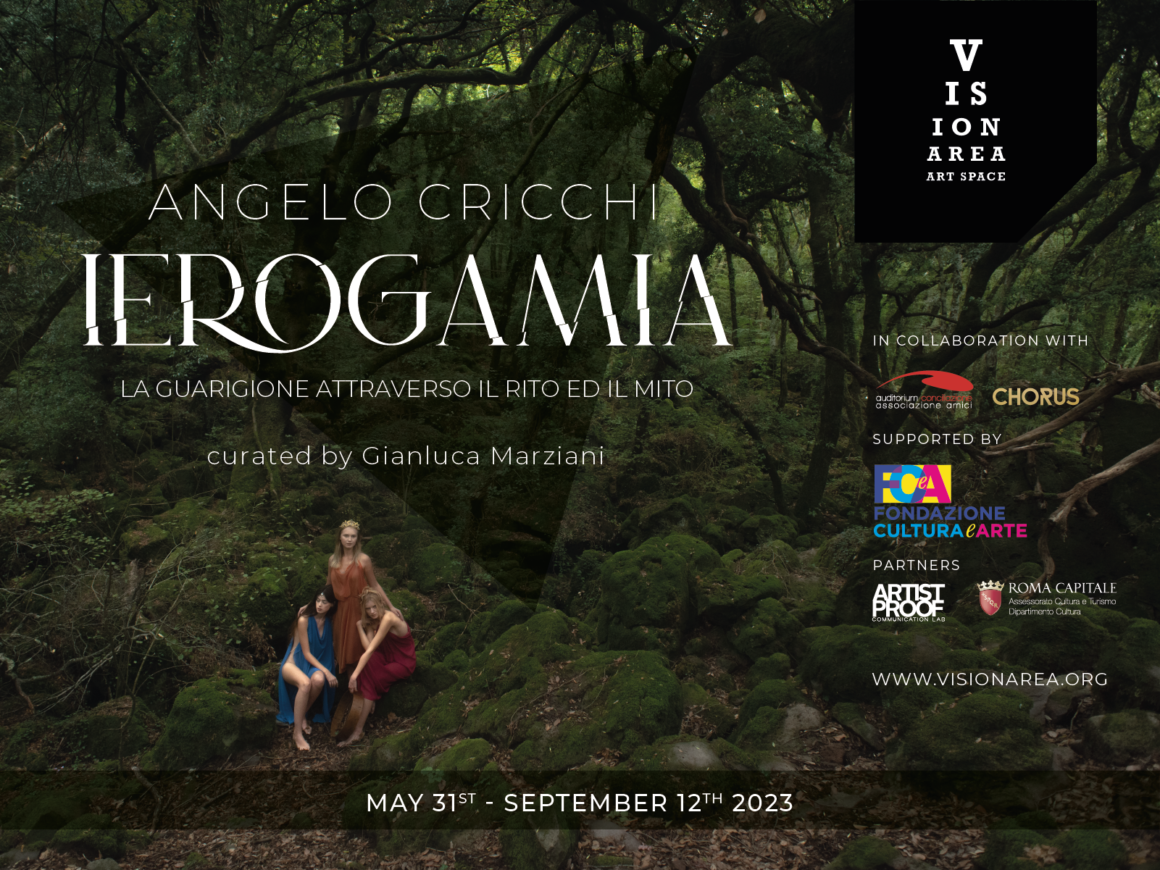 Angelo Cricchi con IEROGAMIA in mostra per Visionarea