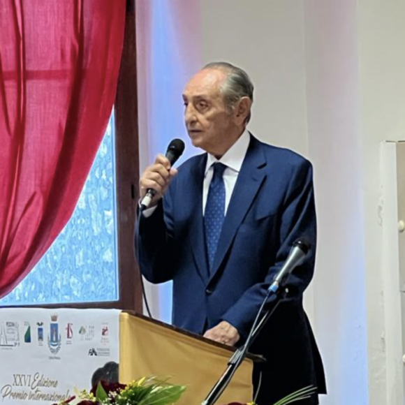 Il saluto del Prof. Emanuele alla cerimonia di chiusura del Premio Silone a Pescina